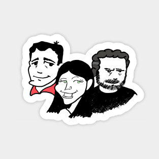 Cartoon Trio Sticker